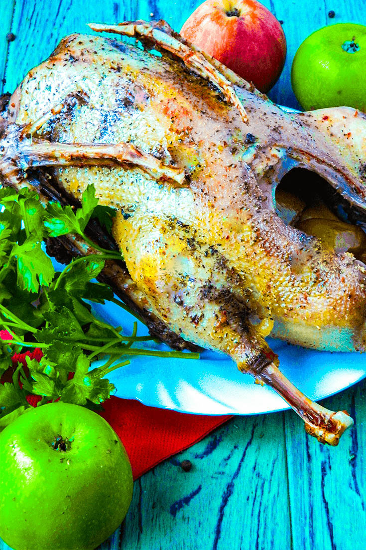 Whole Duck with Apples Recipe