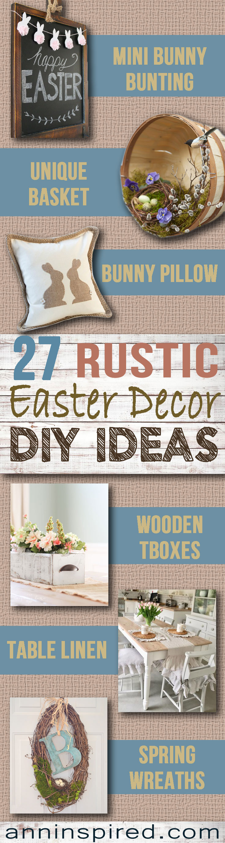 27 DIY Rustic Easter Decorations Ideas