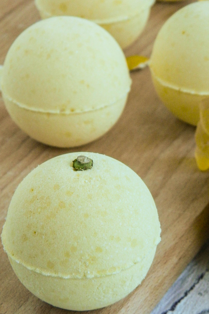DIY Lemon Bath Bombs Recipe