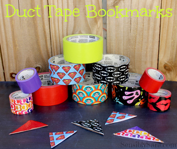 Duct Tape Bookmarks Craft