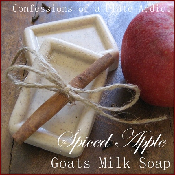 Five Minute Spiced Apple Goats Milk Soap