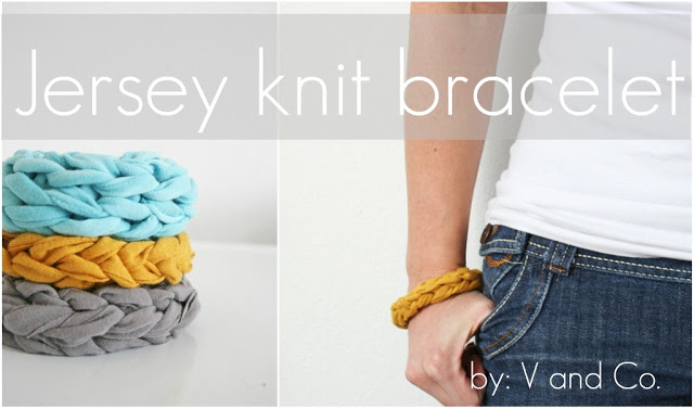 How to Jersey Knit Bracelet