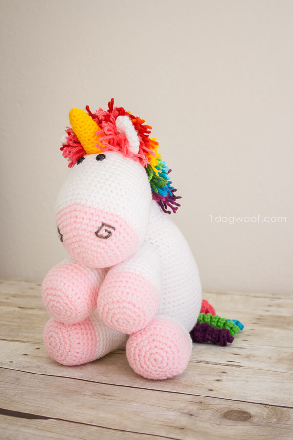 Rainbow Crochet Unicorn Pattern