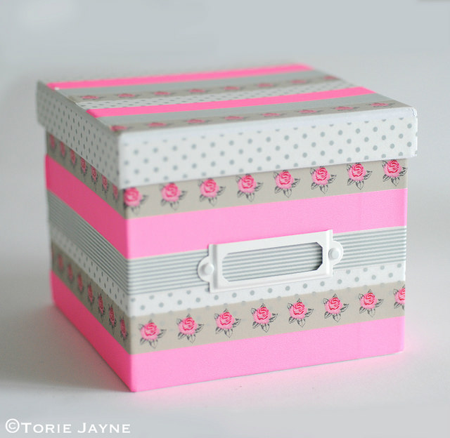 Washi Tape Box Tutorial