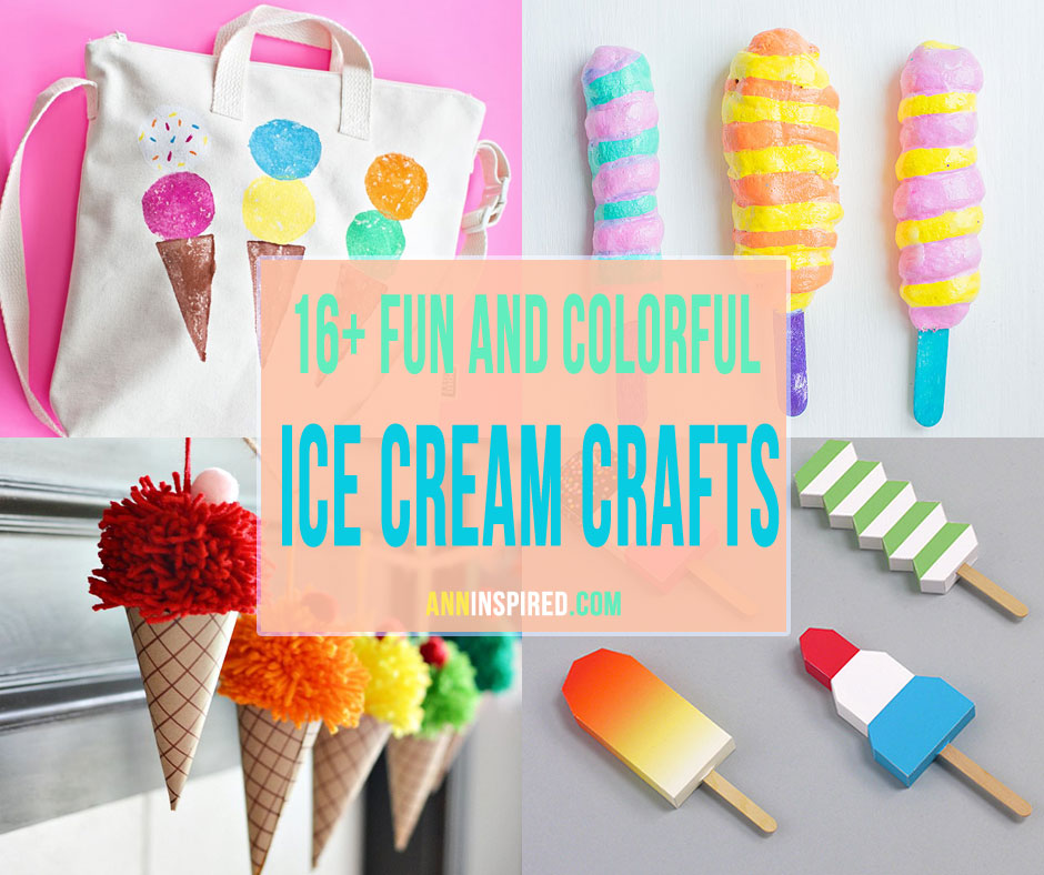 Ice Cream Crafts for Summer Time