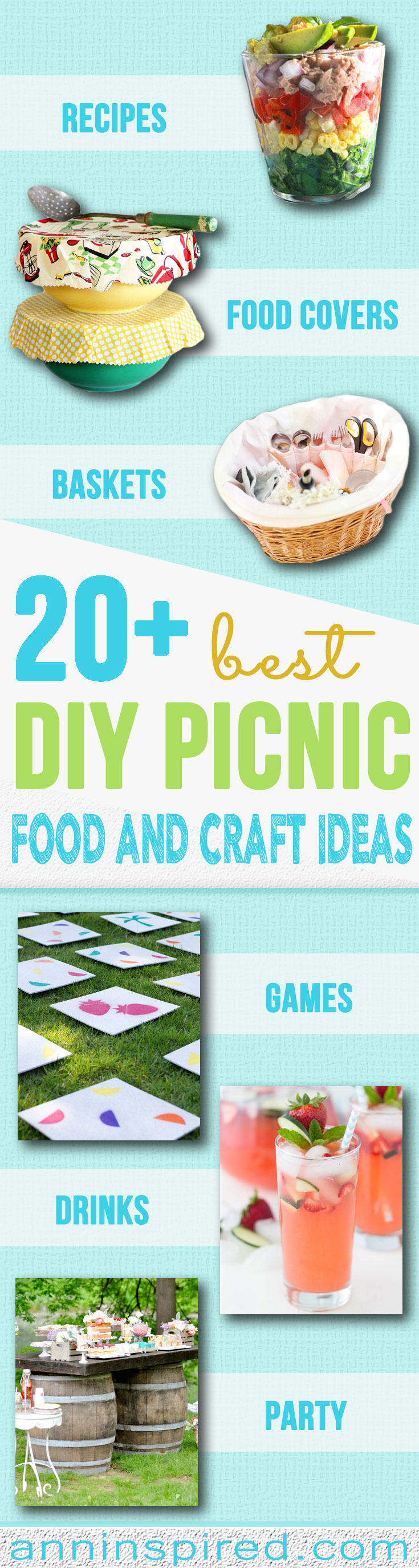 20 Best DIY Picnic Craft Ideas