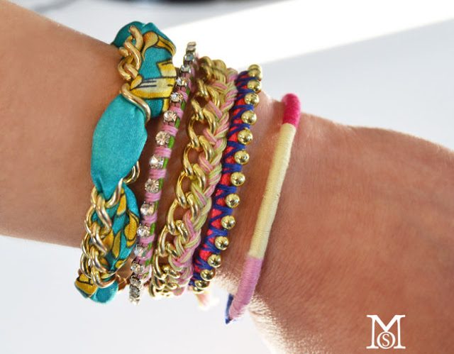Build Your Arm Party How to Make 5 Bracelets in 10 minutes