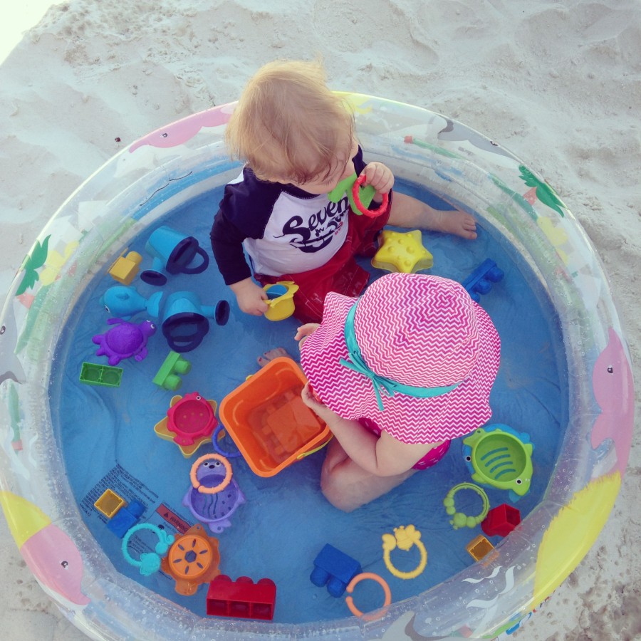 Beaching with Baby Beach Tricks