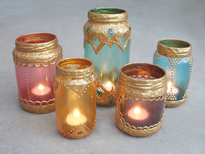 DIY Moroccan Mason Jar Lanterns
