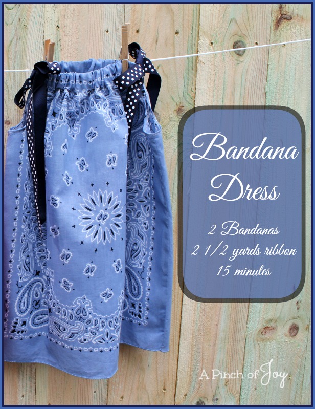 How to Make a Bandana Dress Tutorial