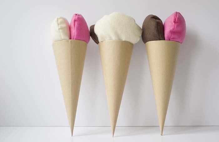 Imaginative Play Crafts Pretend Ice Creams Cones
