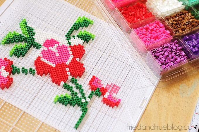 Mothers Day Perler Bead Tray