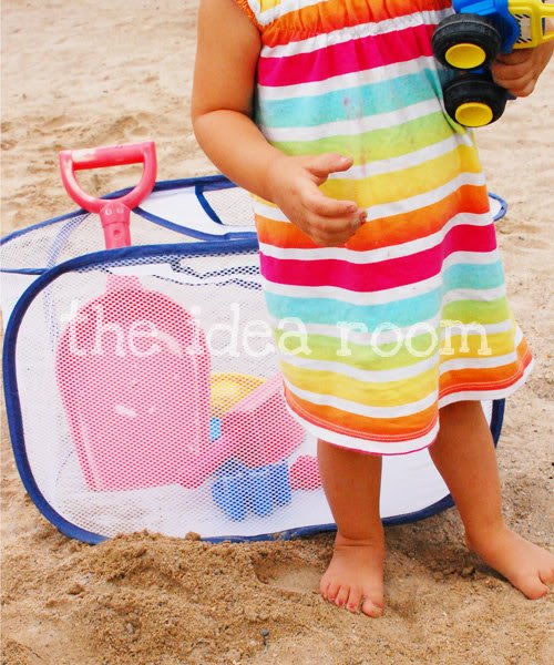 Sand Toys Mesh Bag Beach Tricks