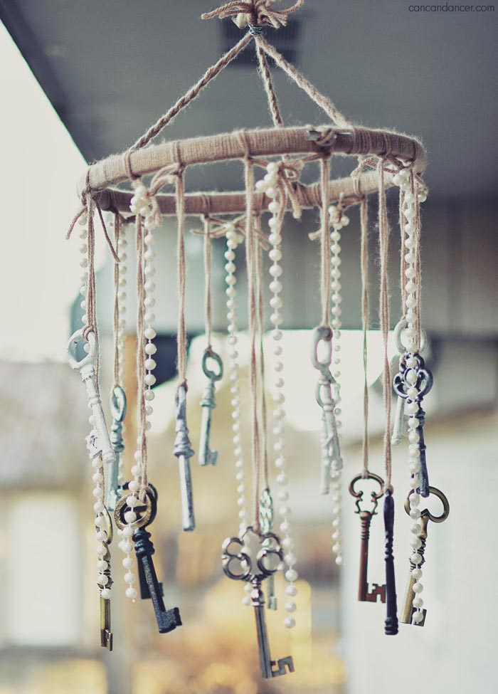 Shabby Chic Chandelier Wind Chime