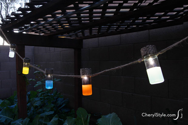 Spice Jar DIY Solar Lanterns