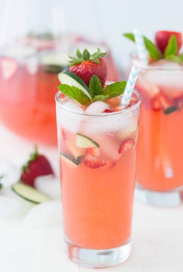 Strawberry Cucumber Limeade Recipe