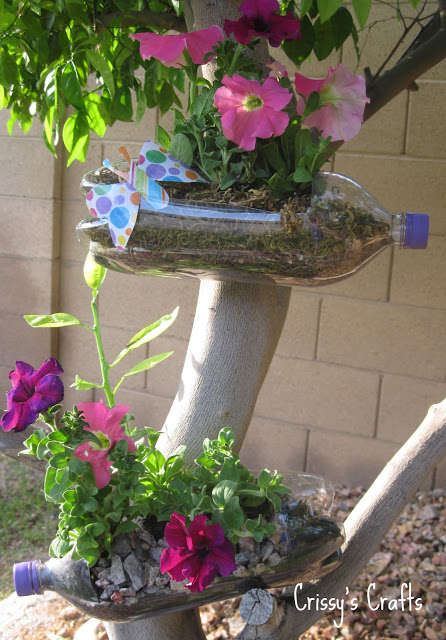 Water Bottle Flower Container
