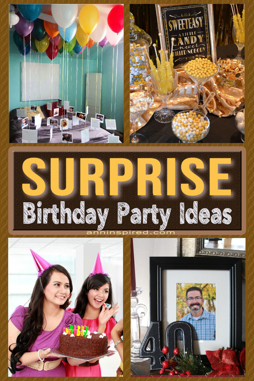 Best Surprise Birthday Party Ideas