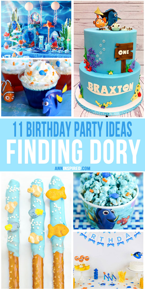 Finding Dory Birthday Party Ideas