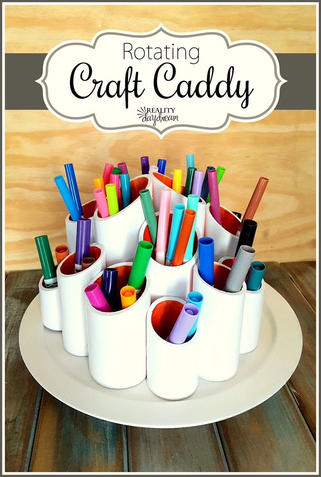 Rotating Craft Caddy Using PVC Pipes