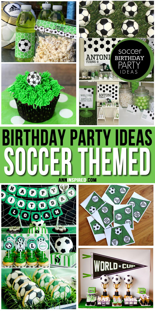 Soccer Themed Birthday Party Ideas