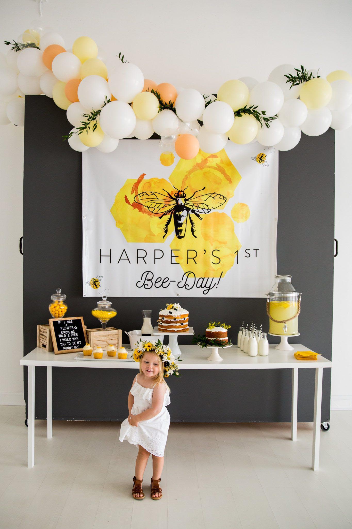 Honey Bee Birthday Party Theme for Girls