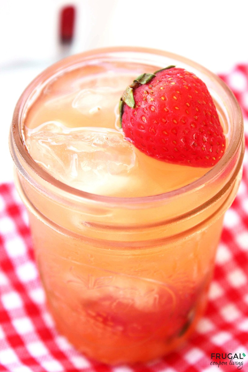Simple Southern Strawberry Sweet Iced Tea