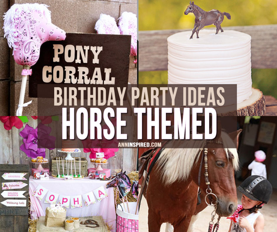 Horse Birthday Party Ideas Themed Invitations, Food and Crafts