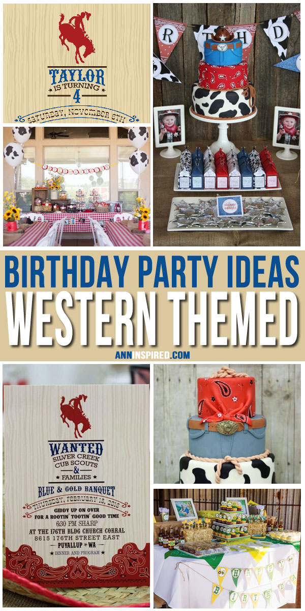 Western Themed Birthday Party