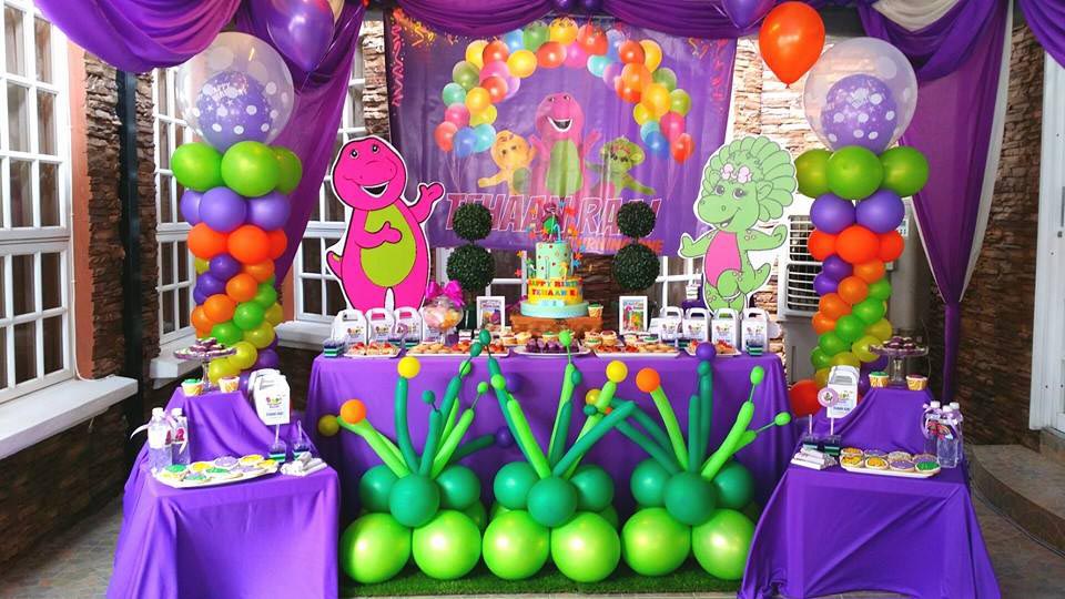Barney Birthday Party Decorations