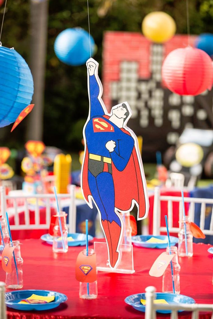 Superman Birthday Party Supplies for Superheroes