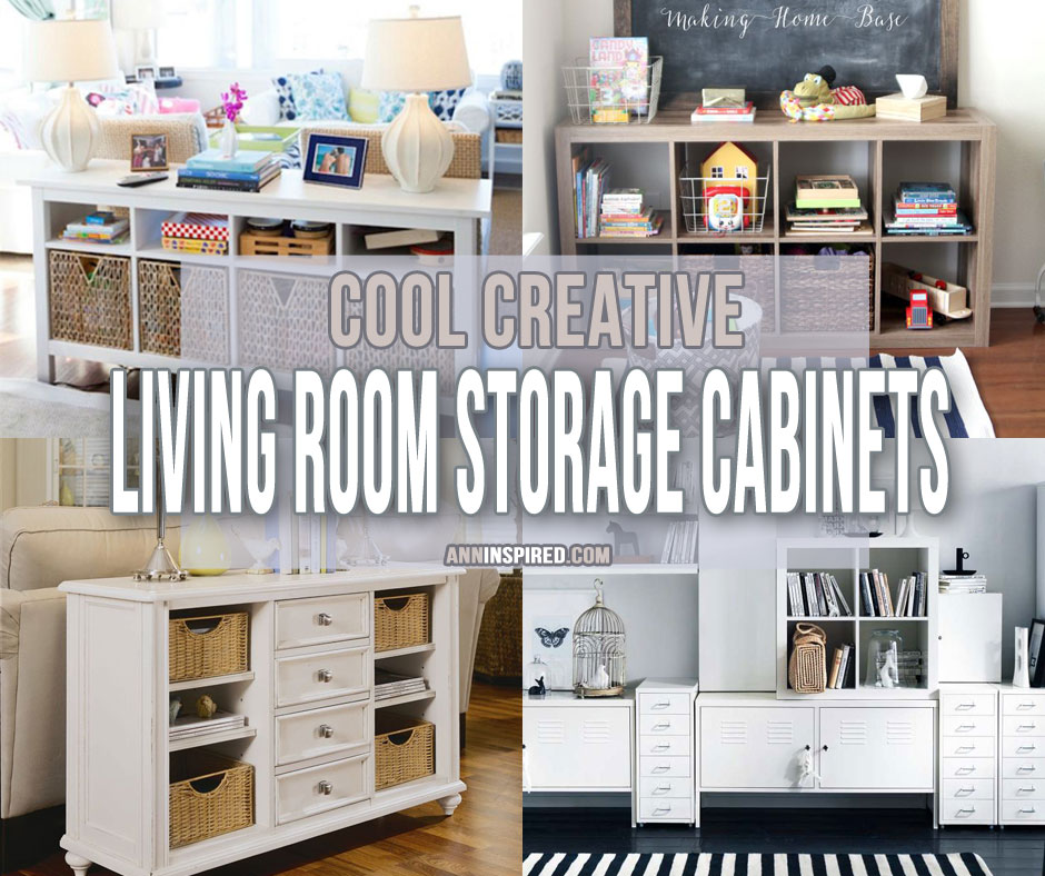 Cool Creative Living Room Storage Cabinets
