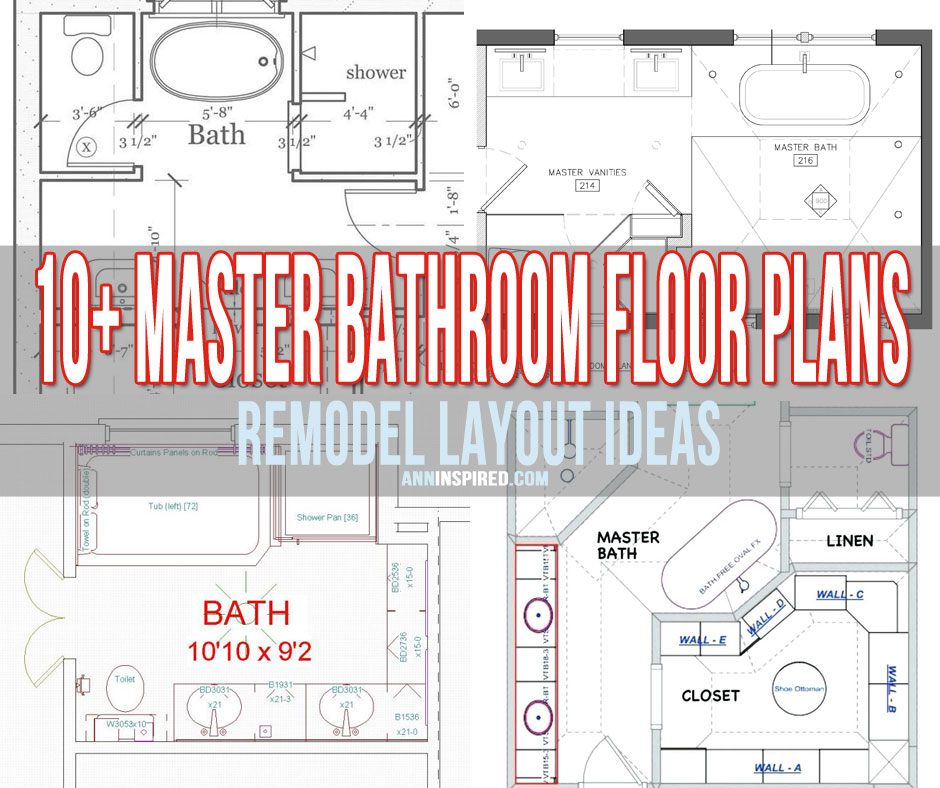 10+ Master Bathroom Floor Plans