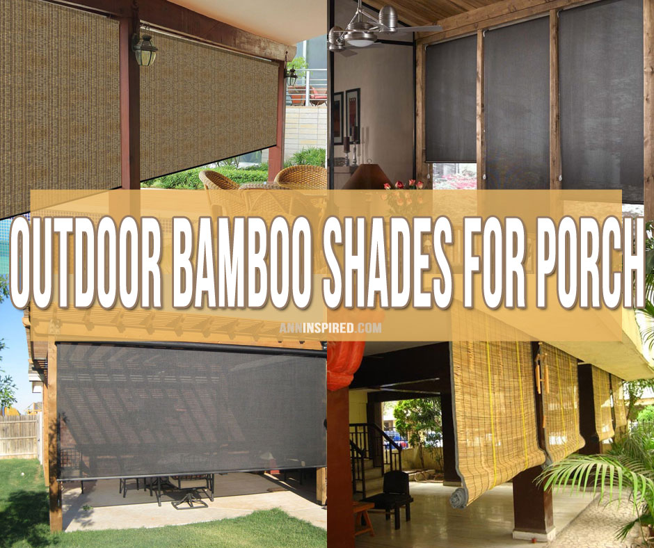 Outdoor Bamboo Patio Shades