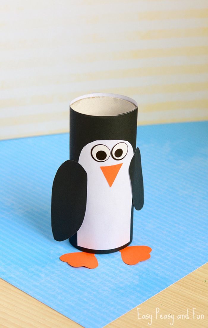 Paper Roll Penguin Craft for Kids