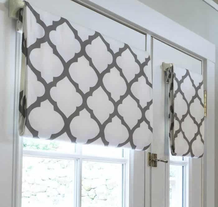 Simple French Door Curtains