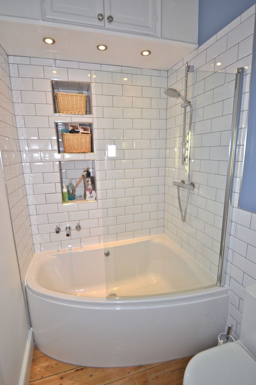 Corner Bathtub Shower Combo Small Bathroom