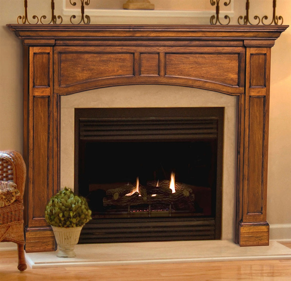 Gas Fireplace Surrounds and Mantels