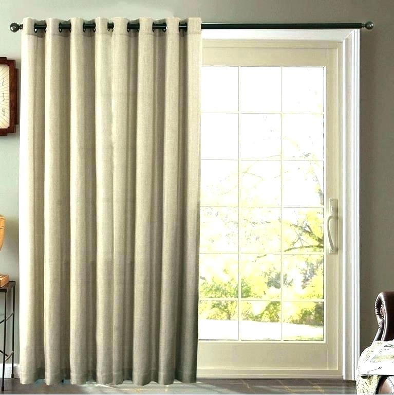 How to Hang Curtain Rod Over Sliding Door