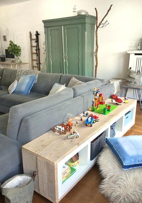 Living room toy organizer