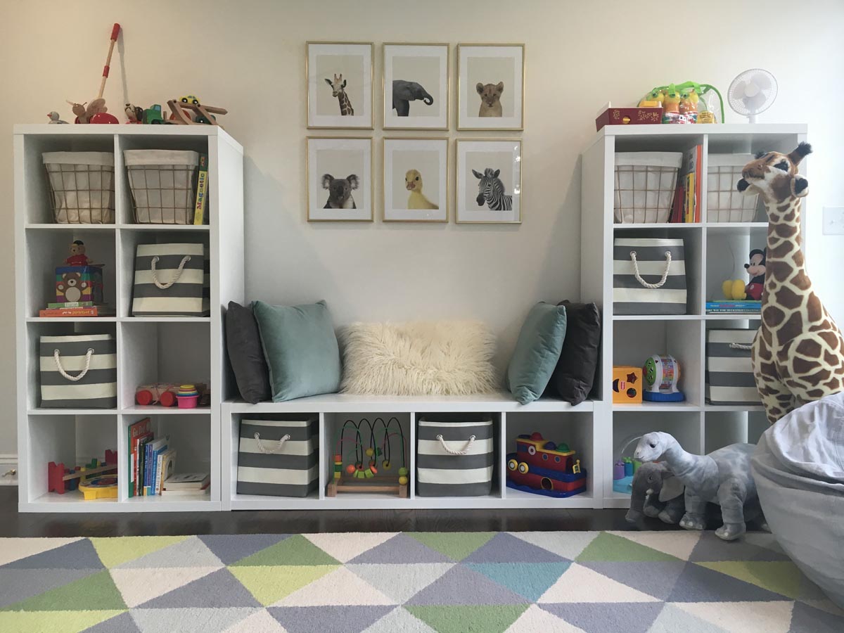 Living room toy storage IKEA