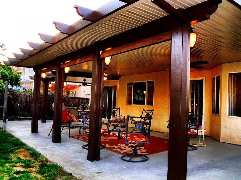 Outdoor Covered Patio Kits