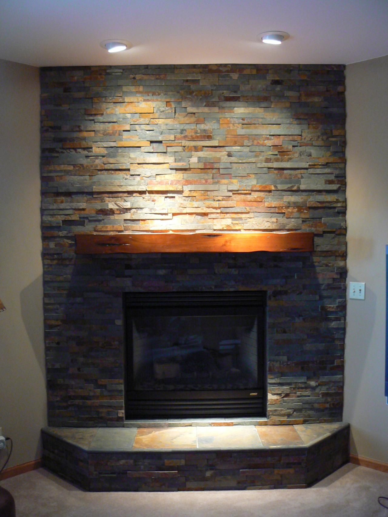 Slate Fireplace Hearth Design
