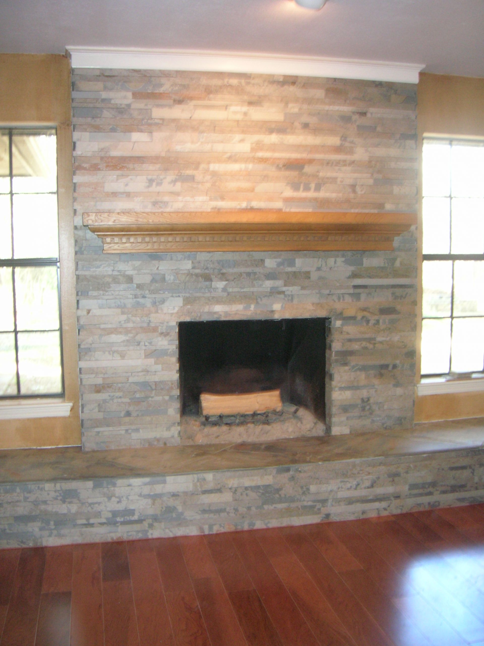 Slate Fireplace Surround and Hearth
