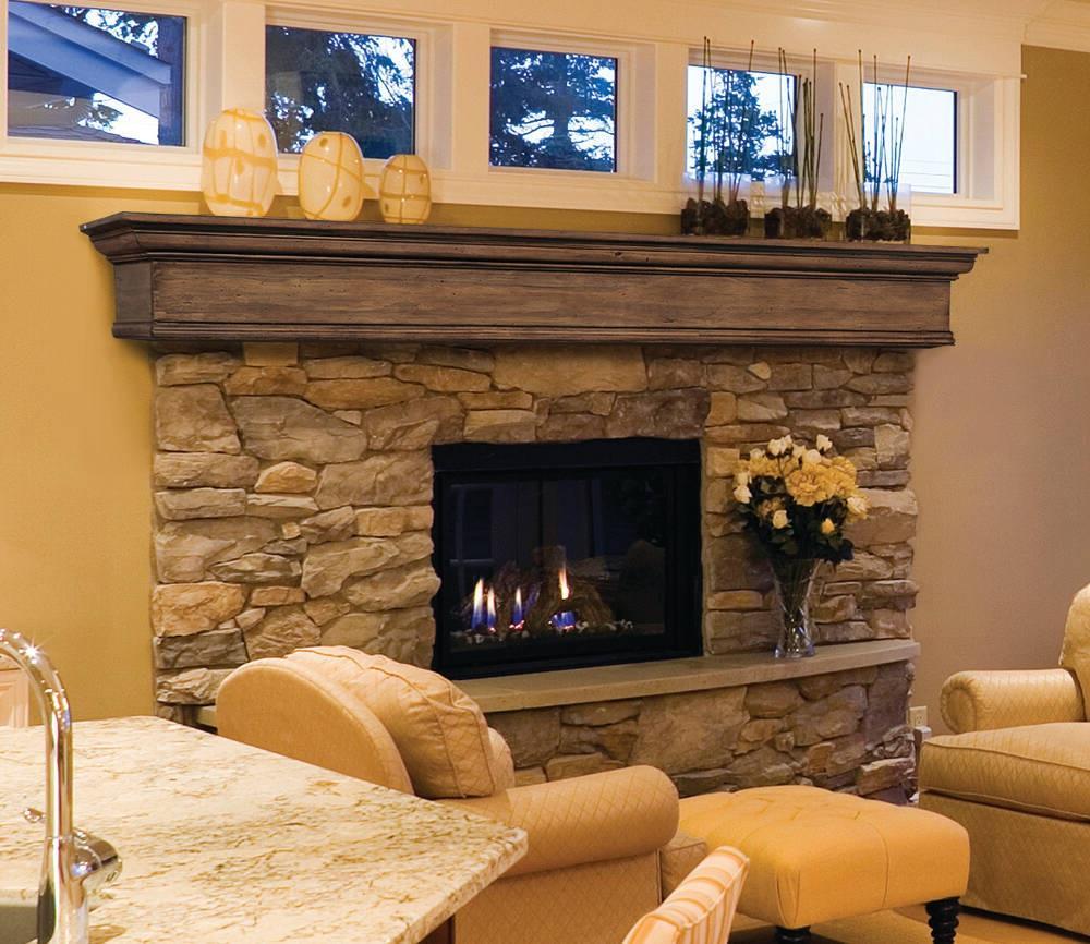 Wood Fireplace Mantel Shelves