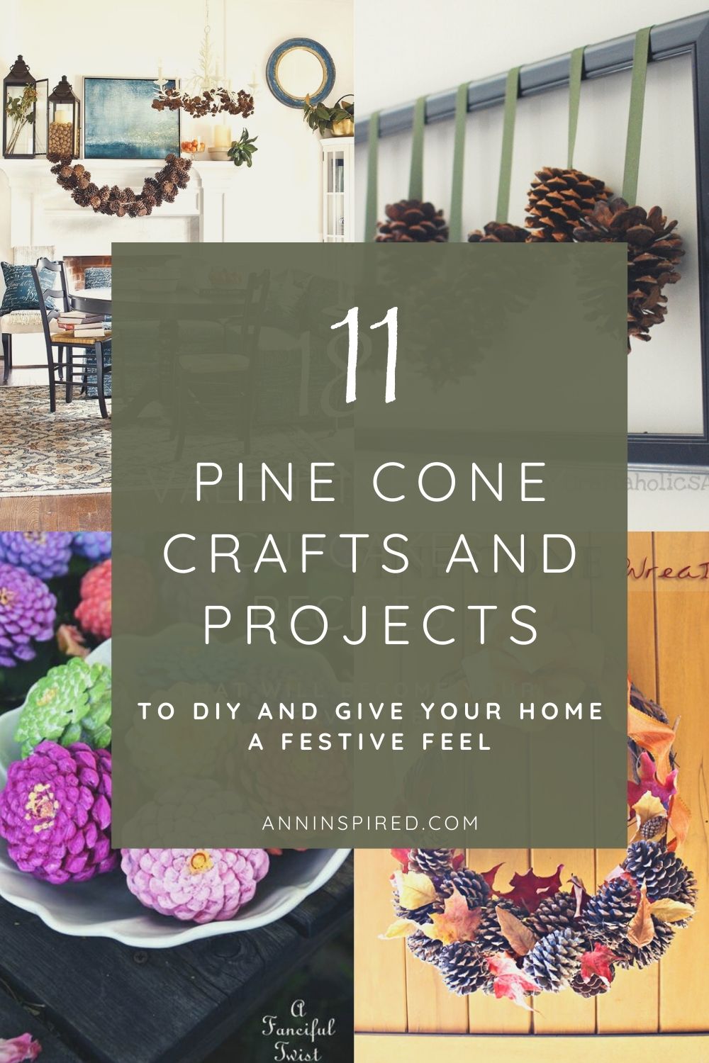 11 Awesome Pine Cone Crafts and Projects To DIY and Give Your Home a Festive Feel