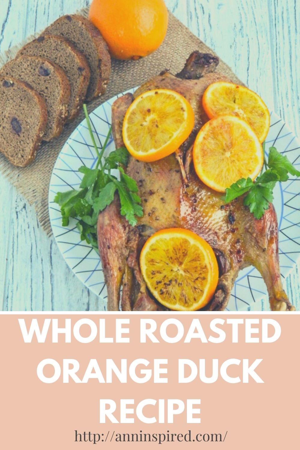 Whole Roasted Orange Duck Recipe