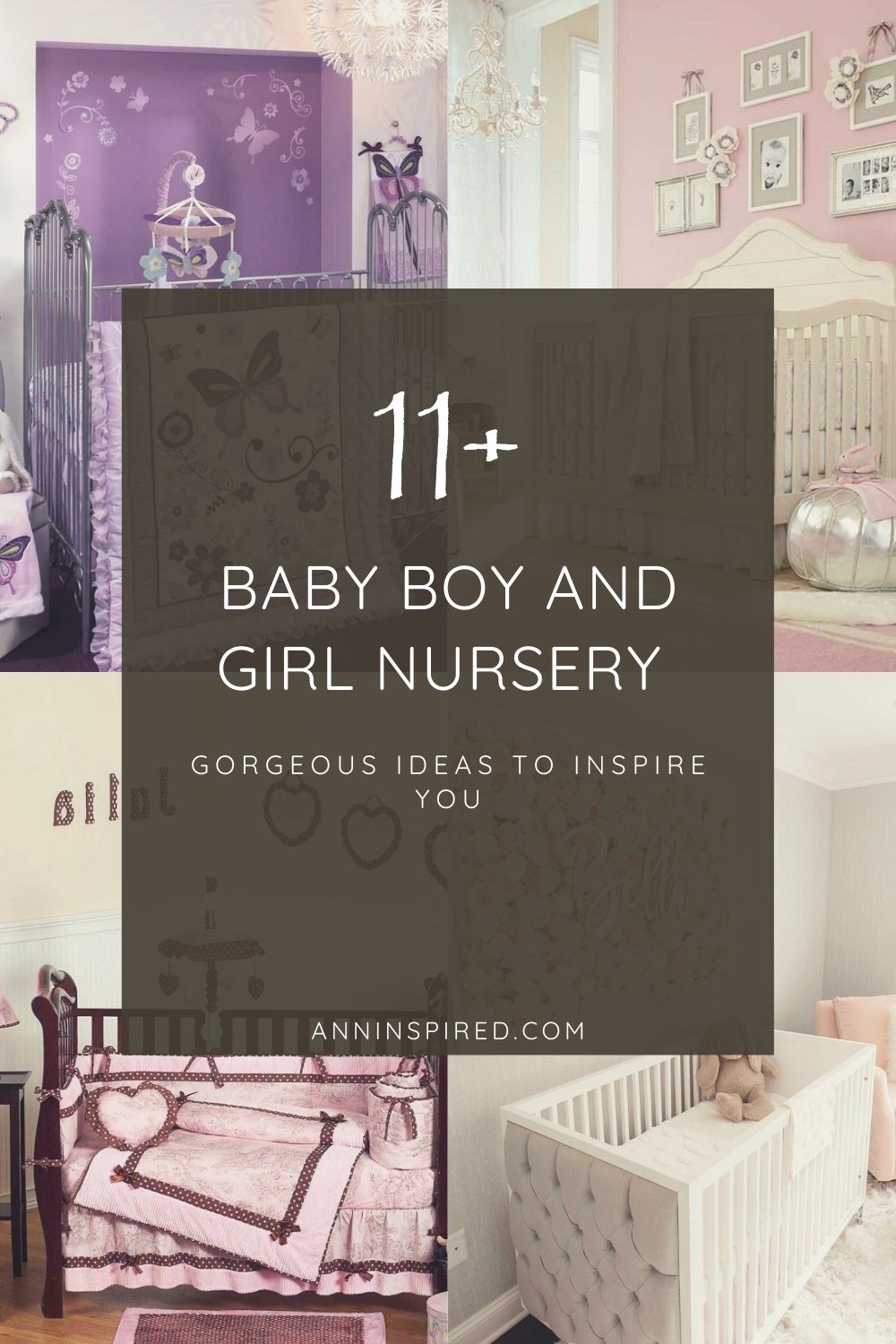 11+ Gorgeous Baby Boy and Girl Nursery Ideas to Inspire You