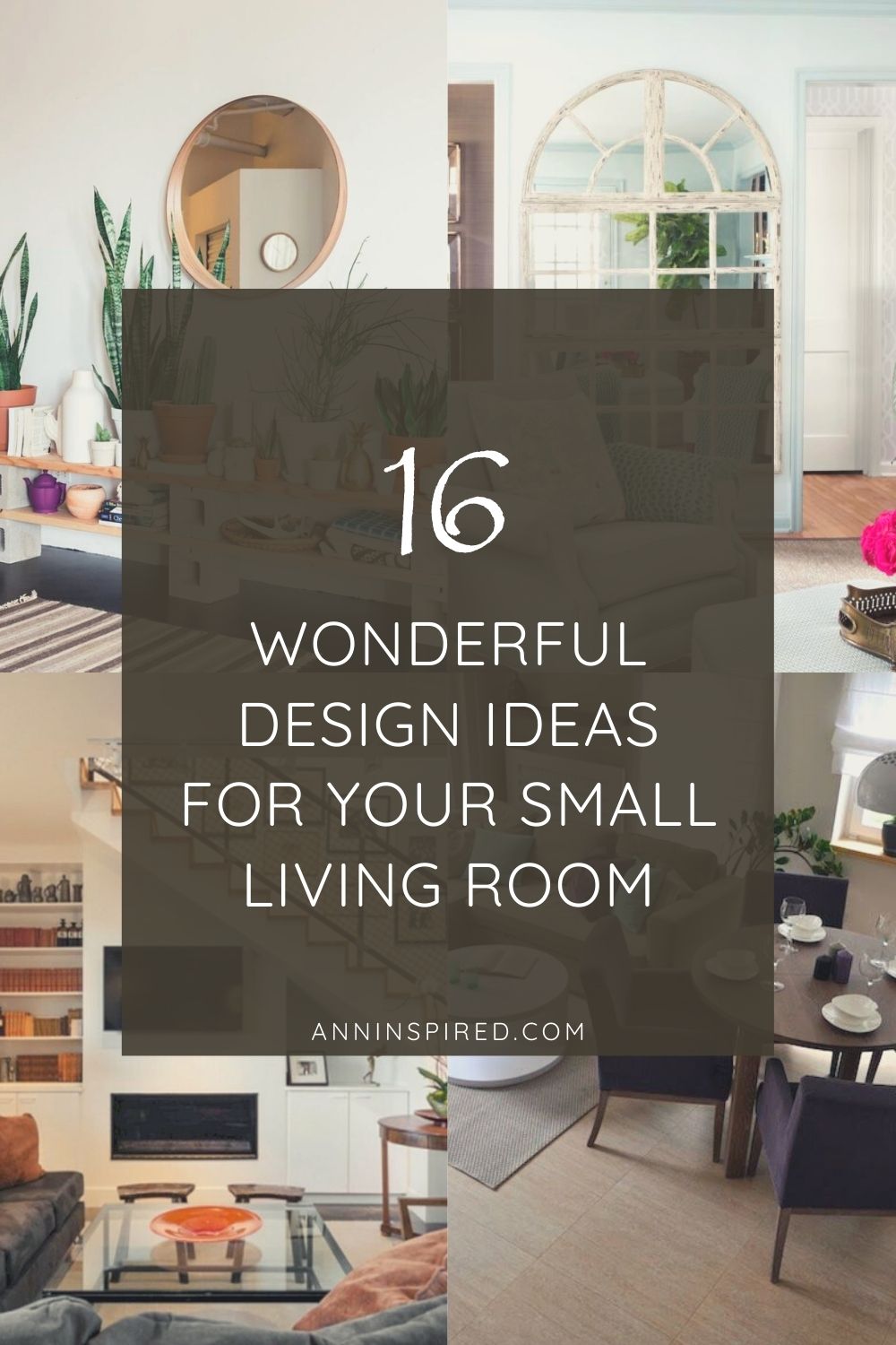 16 Wonderful Design Ideas For Your Small Living Room