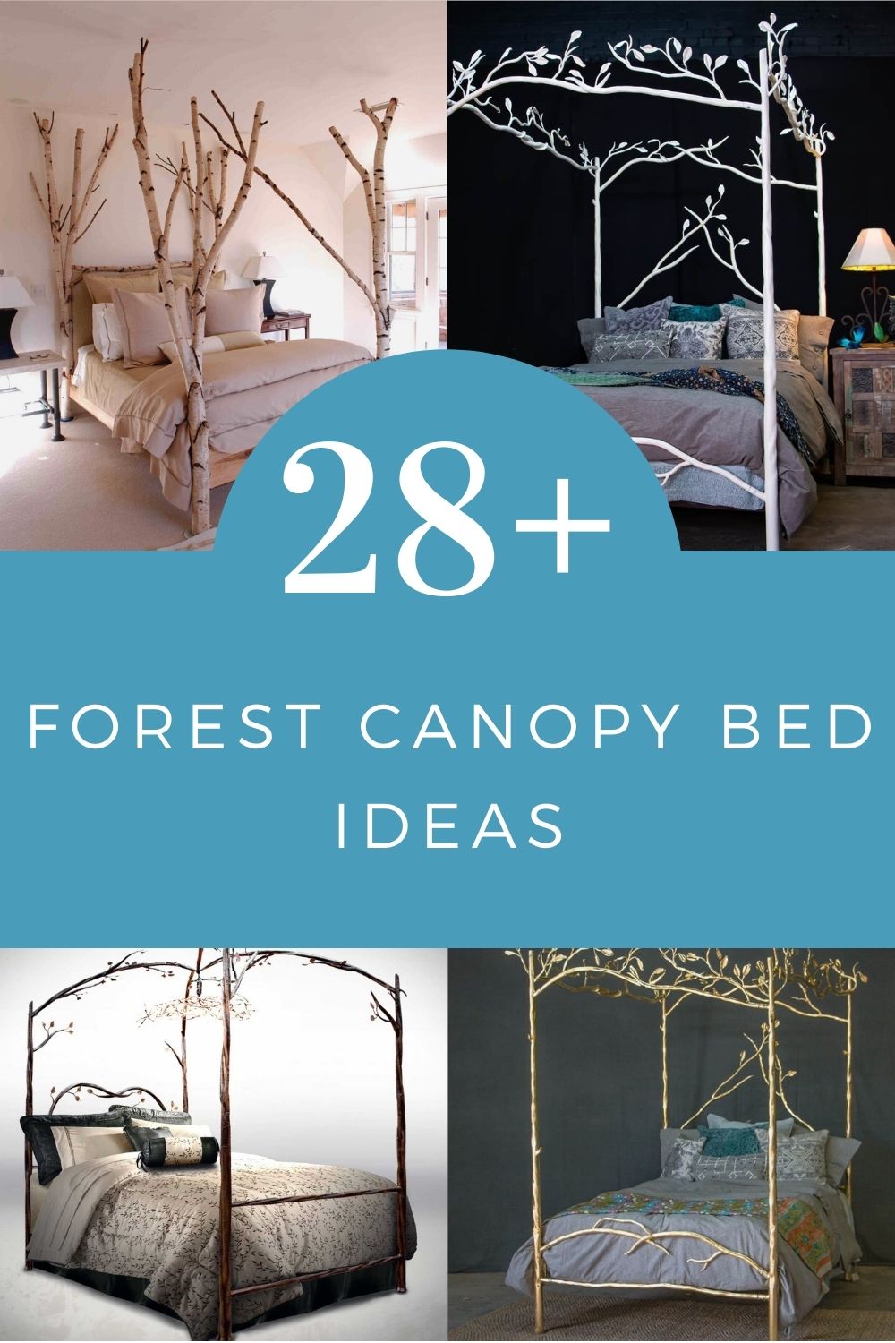 28+ Forest Canopy Bed Ideas Will Make You Sleep Romantic